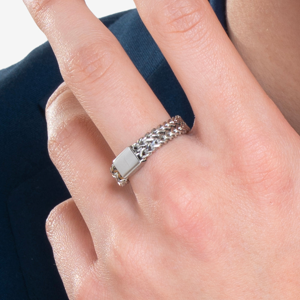 ANELLO UOMO IN ACCIAIO