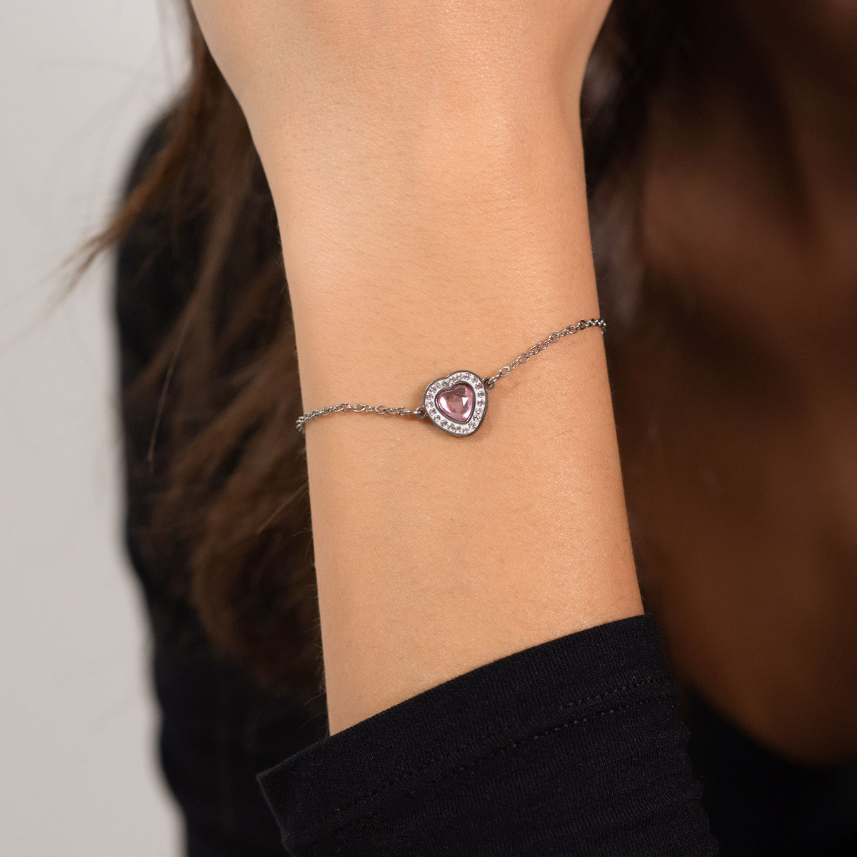 Bracciale Argento 925 Doppio cuore da incidere personalizzazione Bracciale Argento 925 Doppio cuore da incidere personalizzazione