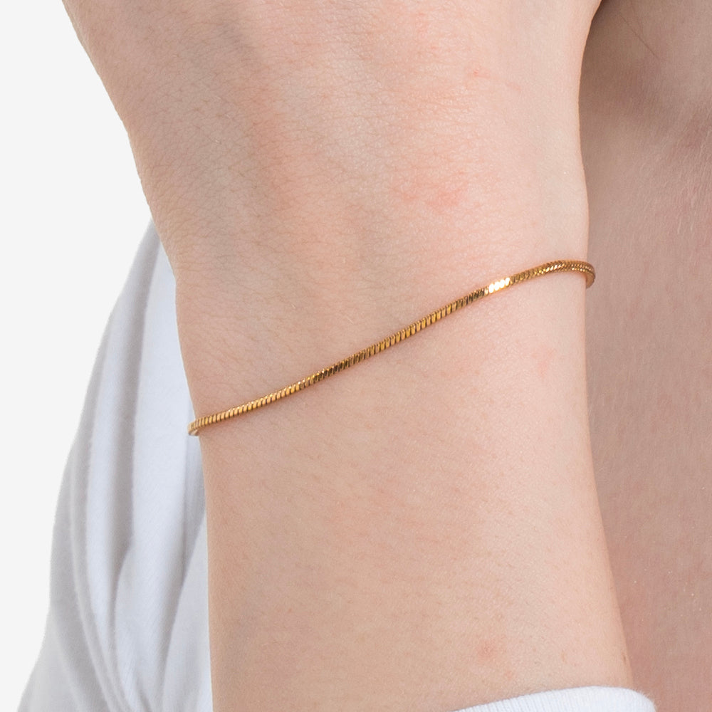 BRACCIALE DONNA IN ACCIAIO  IP GOLD