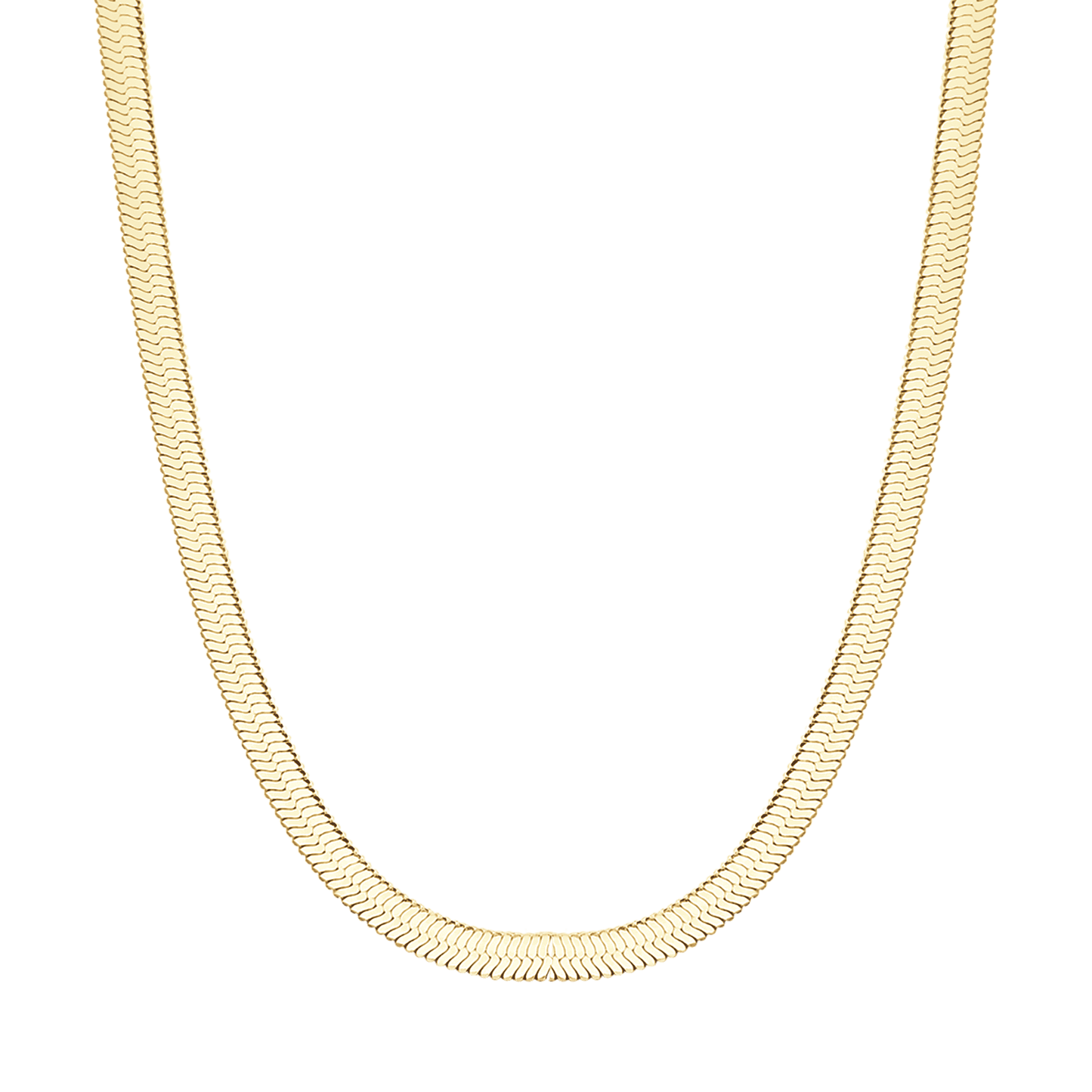 COLLANA DONNA SNAKE IN ACCIAIO IP GOLD