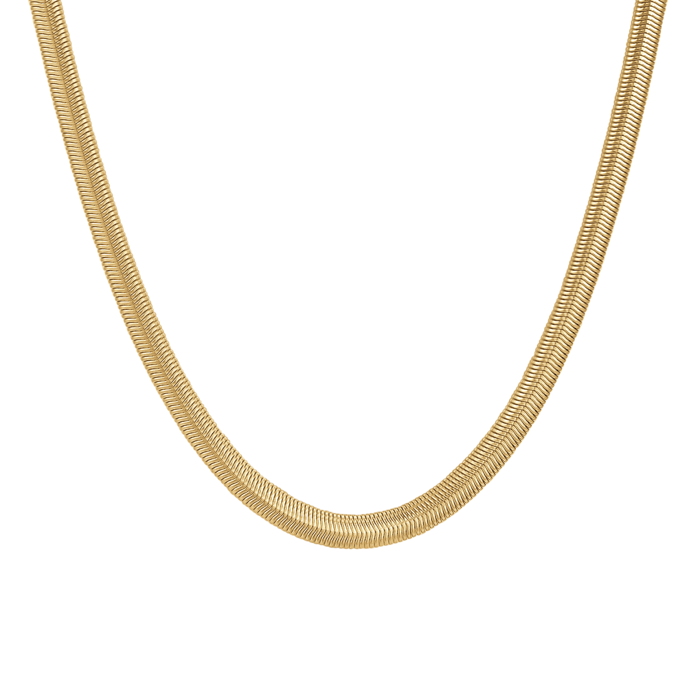 COLLANA DONNA IN ACCIAIO IP GOLD