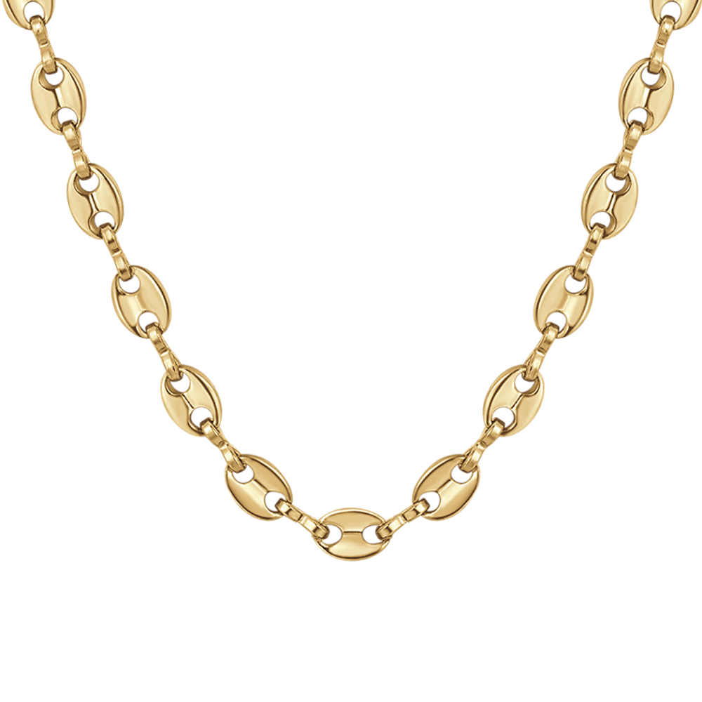 COLLANA DONNA IN ACCIAIO  IP GOLD