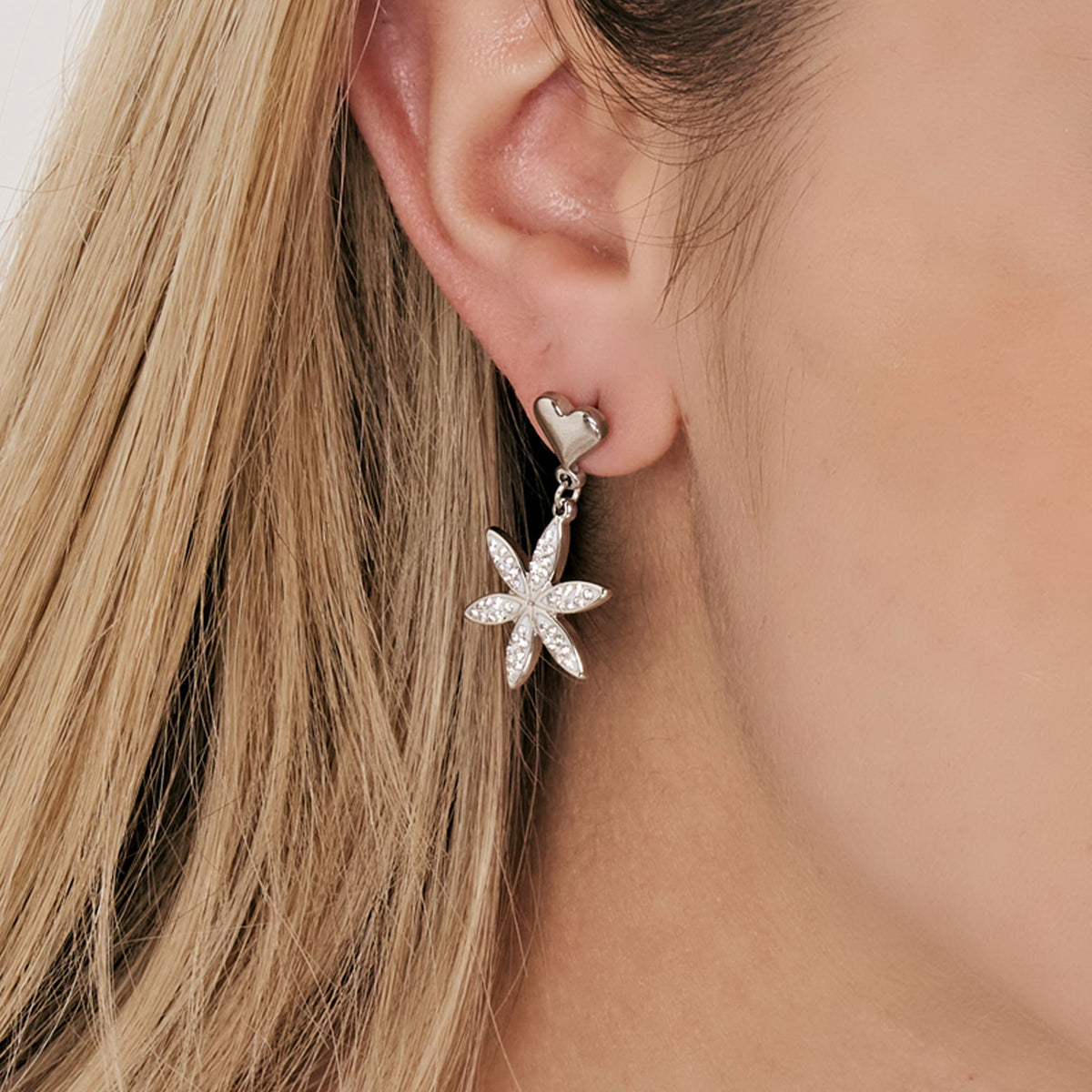 Orecchini rotondi Fiore della Vita in ARGENTO STERLING 925 con chiusura a monachella - Italia Orecchini rotondi Fiore della Vita in ARGENTO STERLING 925 con chiusura a monachella - Italia