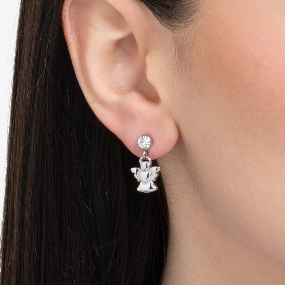 Orecchini Donna: Orecchini in Argento e Argento Bicolore Orecchini Donna: Orecchini in Argento e Argento Bicolore