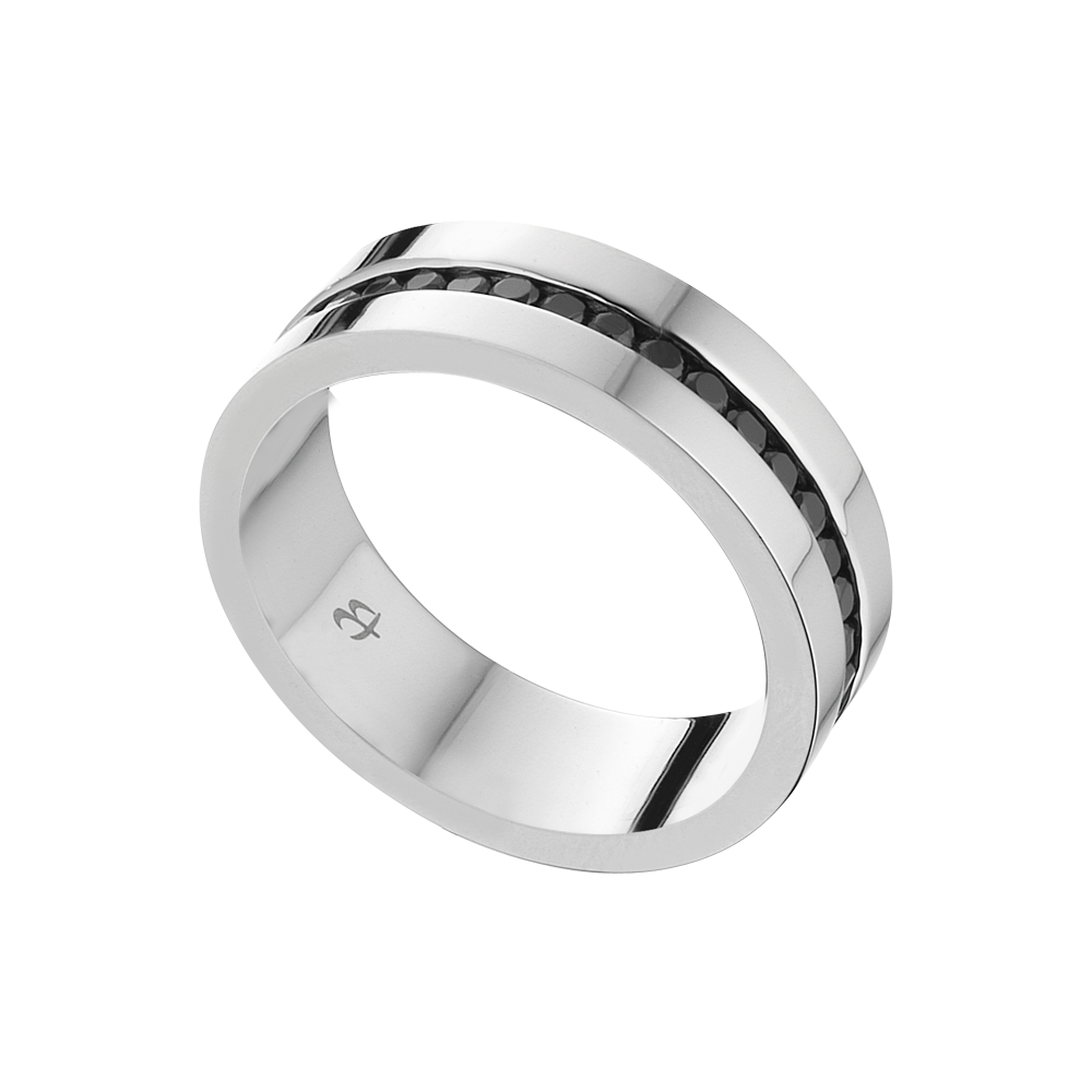 Anello Uomo In Acciaio Inciso – Gioiello Francese Personalizzabile, Elegante E Ipoallergenico