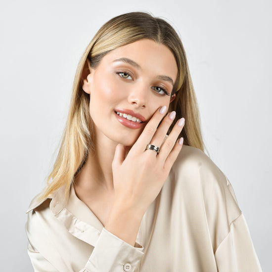 ANELLO UOMO IN ACCIAIO NODO