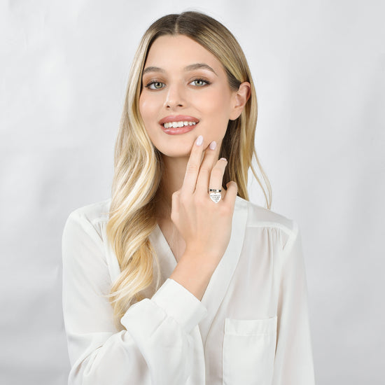 ANELLO DONNA IN ACCIAIO NON C'E' NIENTE DI PIù VERO DELL'AMORE DI TUA MADRE