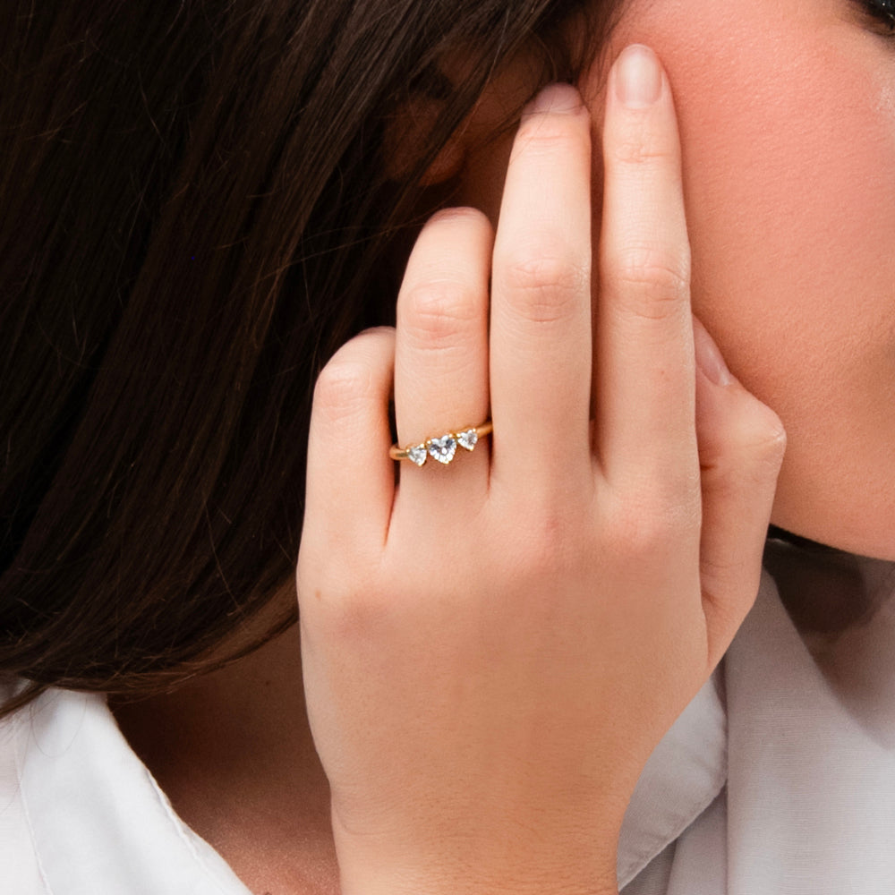 555Jewelry Fede Nuziale in Acciaio Inox da 6 mm, con Zirconia cubica, per Donne e Uomini, Metallo, Zirconia cubica