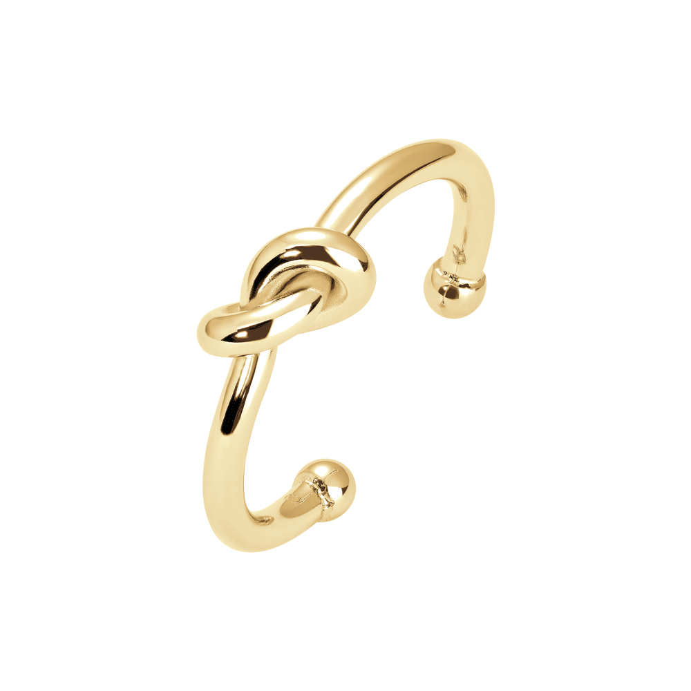 ANELLO DONNA IN ACCIAIO IP GOLD CON NODO