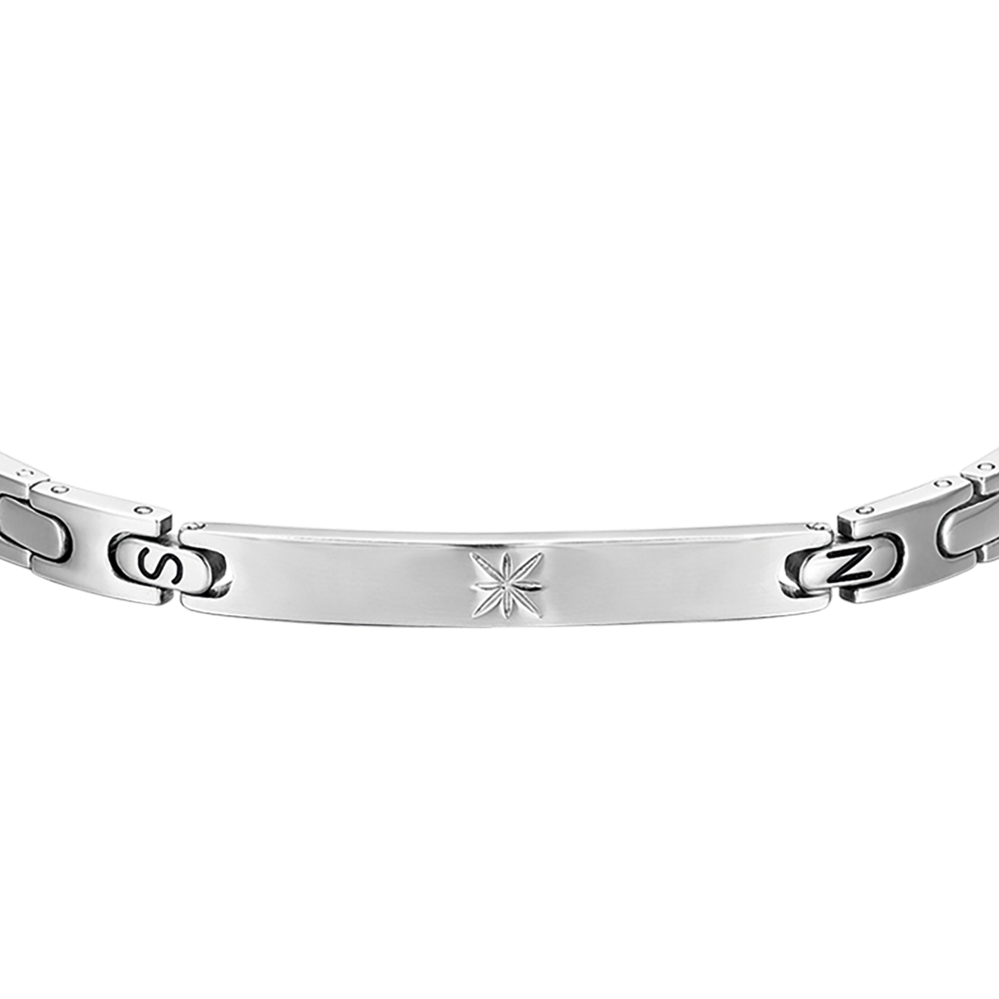 BRACCIALE UOMO IN ACCIAIO ROSA DEI VENTI