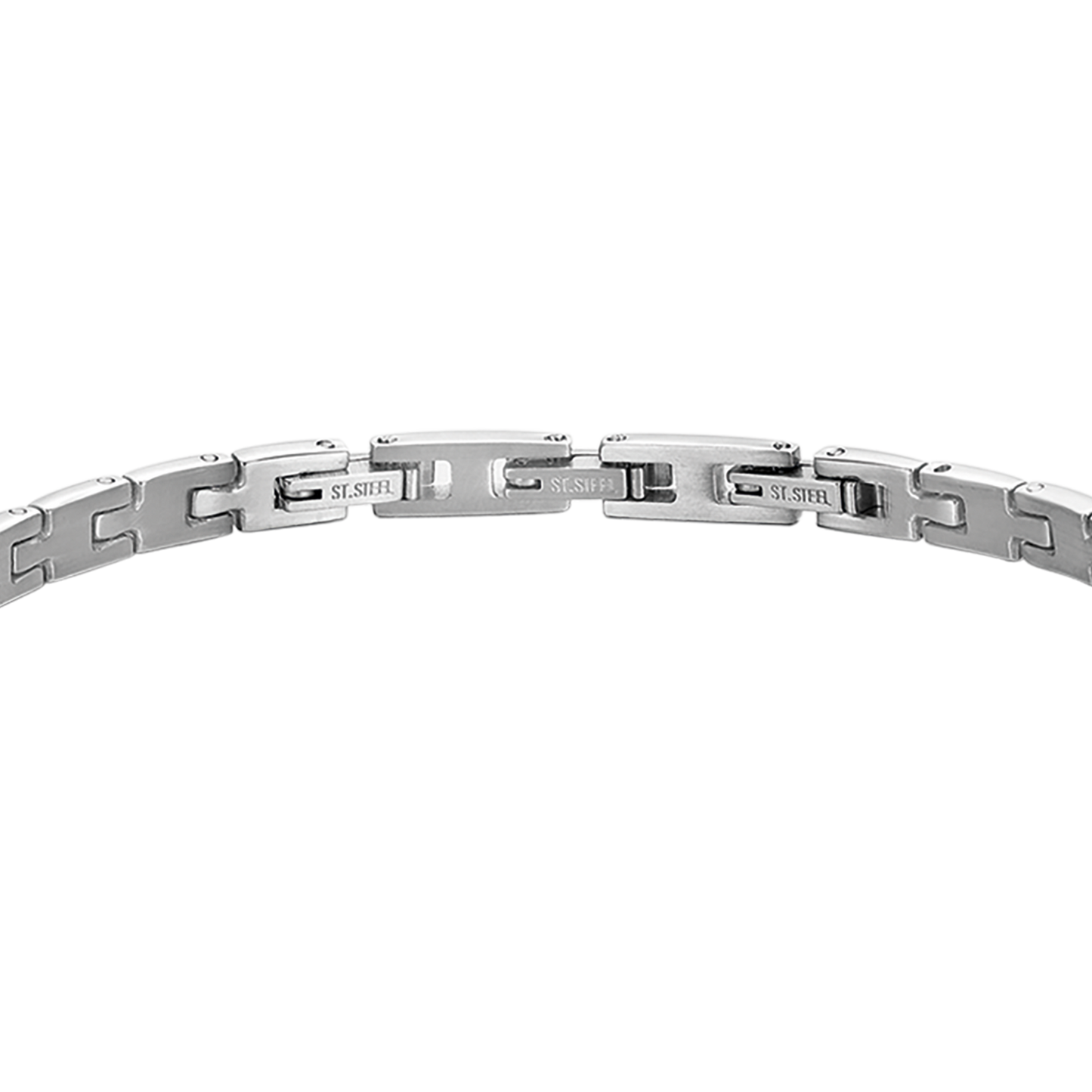 BRACCIALE UOMO IN ACCIAIO MAGLIA STRETTA