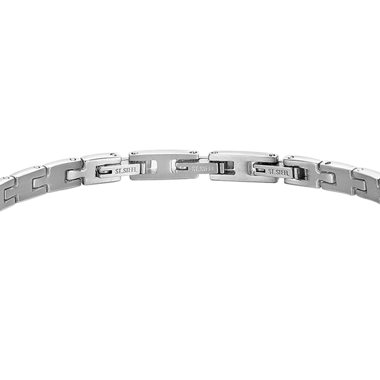 BRACCIALE UOMO IN ACCIAIO MAGLIA STRETTA