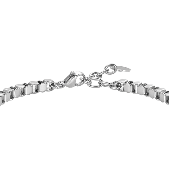 BRACCIALE UOMO IN ACCIAIO CON PIASTRA PERSONALIZZABILE