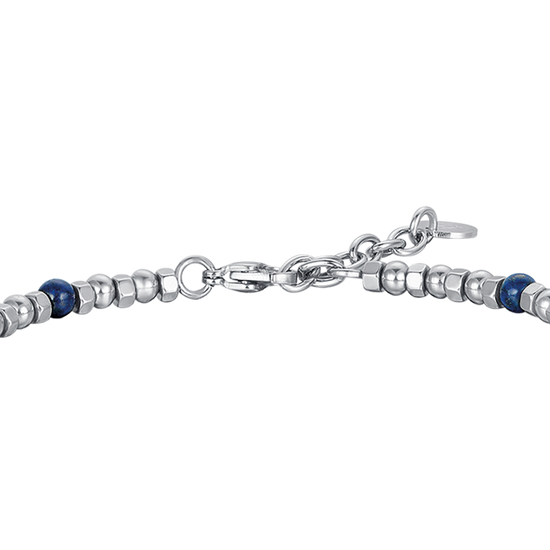 BRACCIALE UOMO IN ACCIAIO CON LAPIS E STELLA