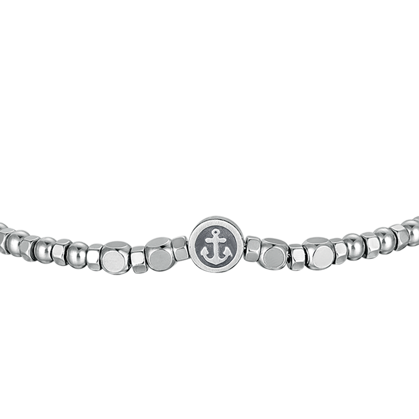 BRACCIALE UOMO IN ACCIAIO CON ELEMENTO ANCORA