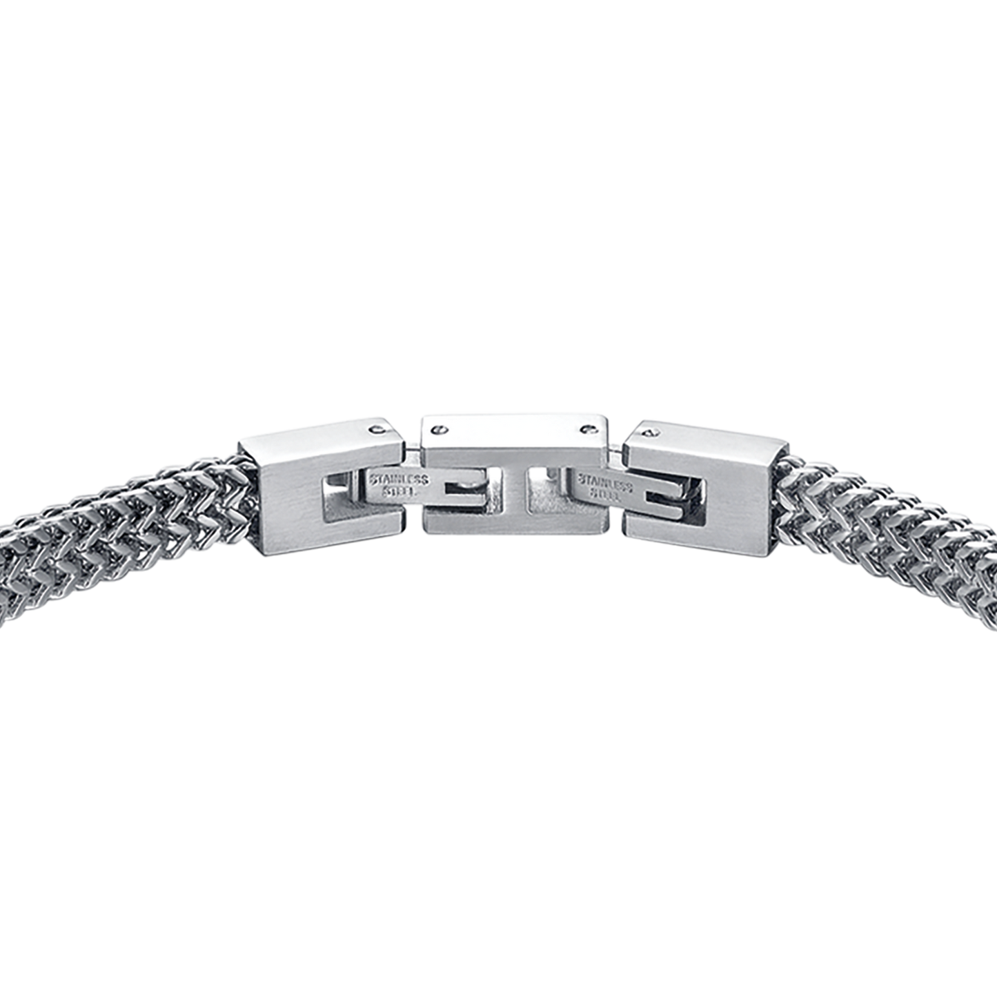 BRACCIALE UOMO IN ACCIAIO CON PIASTRA IN FIBRA DI CARBONIO