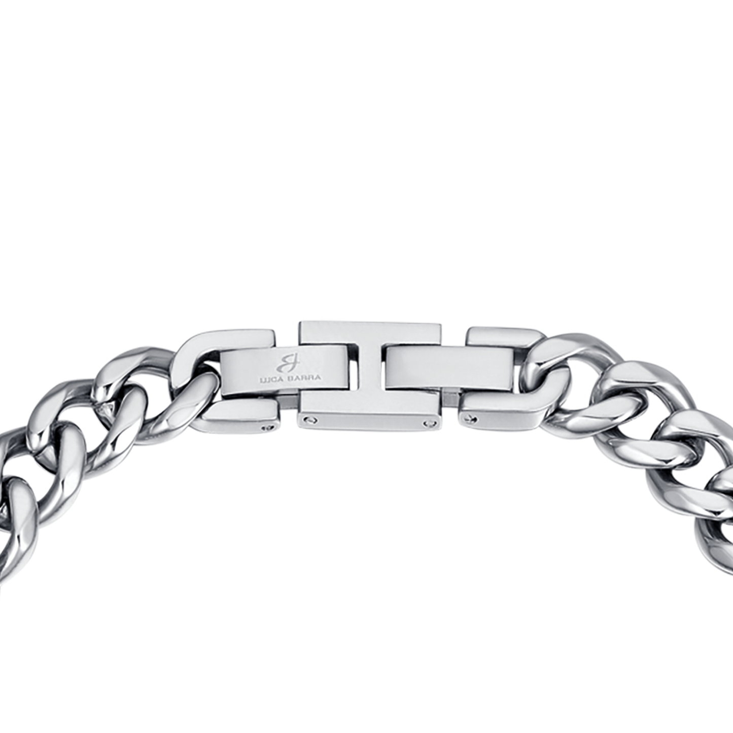 BRACCIALE UOMO IN ACCIAIO MAGLIA CATENA SILVER
