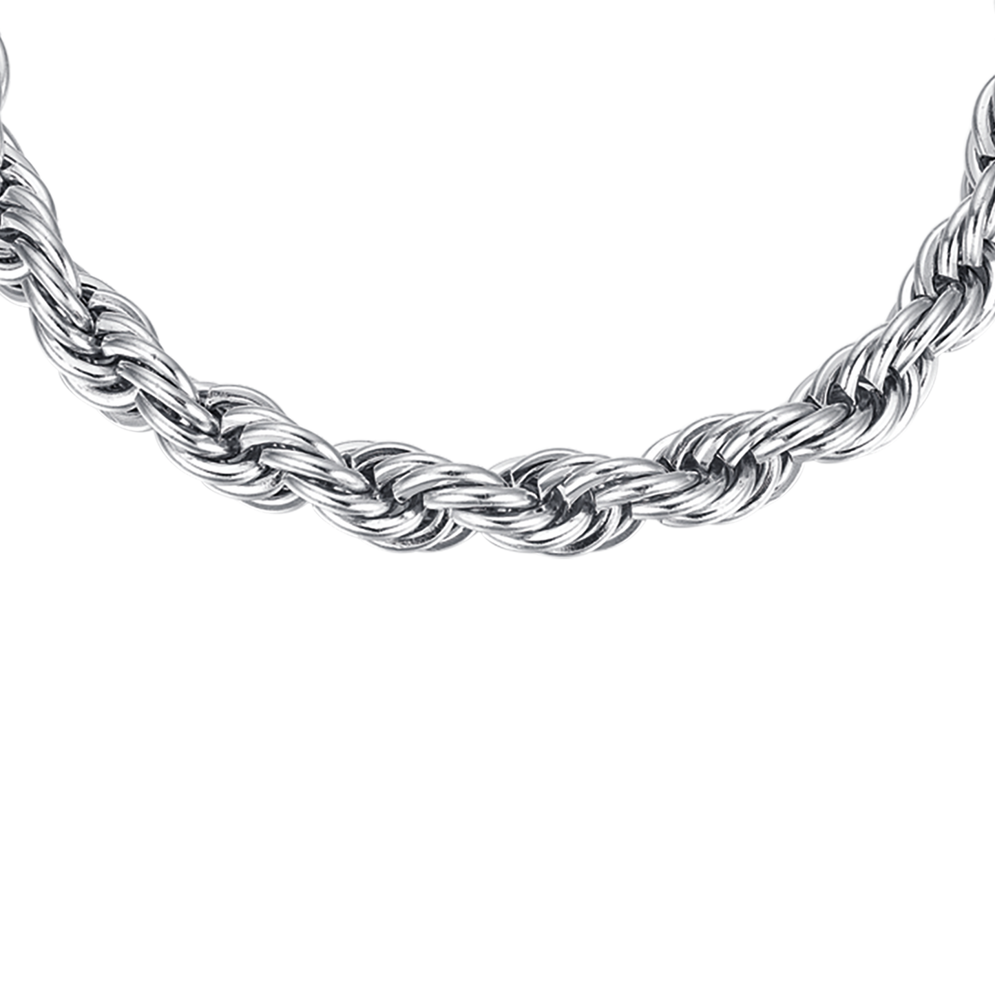BRACCIALE UOMO IN ACCIAIO MAGLIA INTRECCIATA