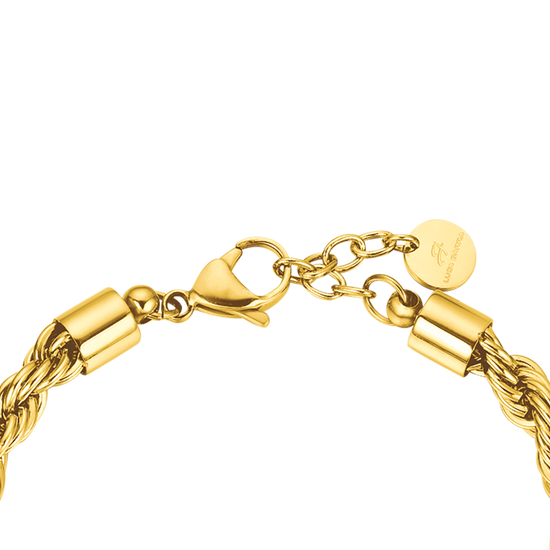 BRACCIALE UOMO IN ACCIAIO MAGLIA INTRECCIATA