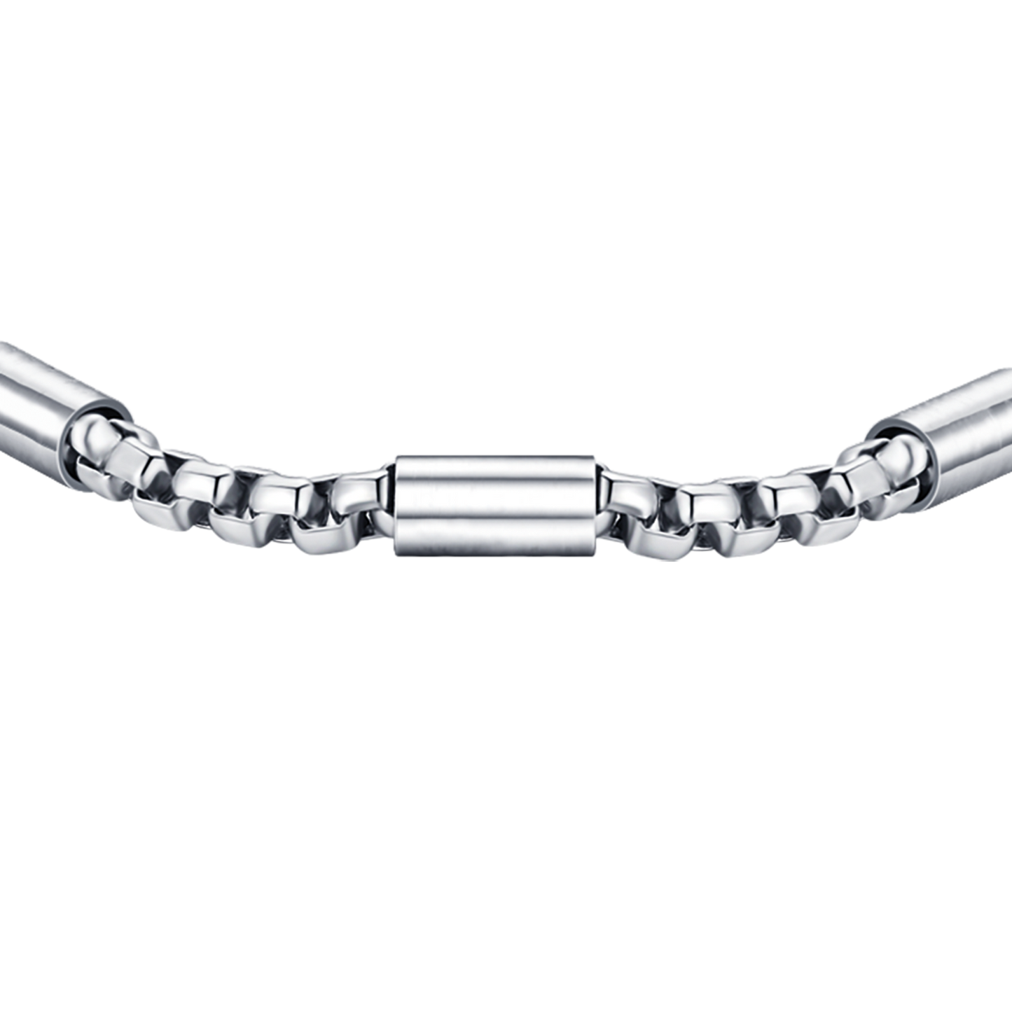 BRACCIALE UOMO IN ACCIAIO CON ELEMENTI ACCIAIO