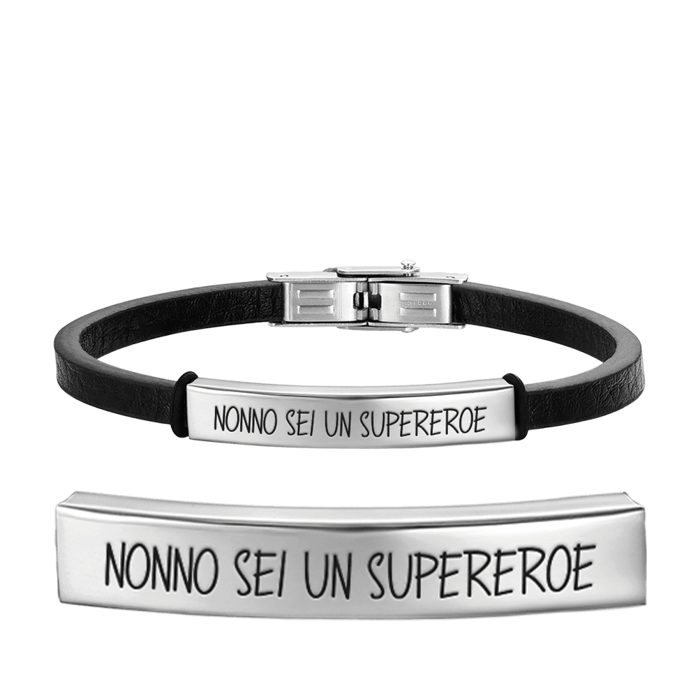 Mamijux Bracciale M’AMI Tag, Super Nonno - Il Regalo Più Dolce Per I Nonni Bracciali 61825 Zoom Mamijux Bracciale M’AMI Tag, Super Nonno - Il Regalo Più Dolce Per I Nonni Bracciali 61825 Zoom