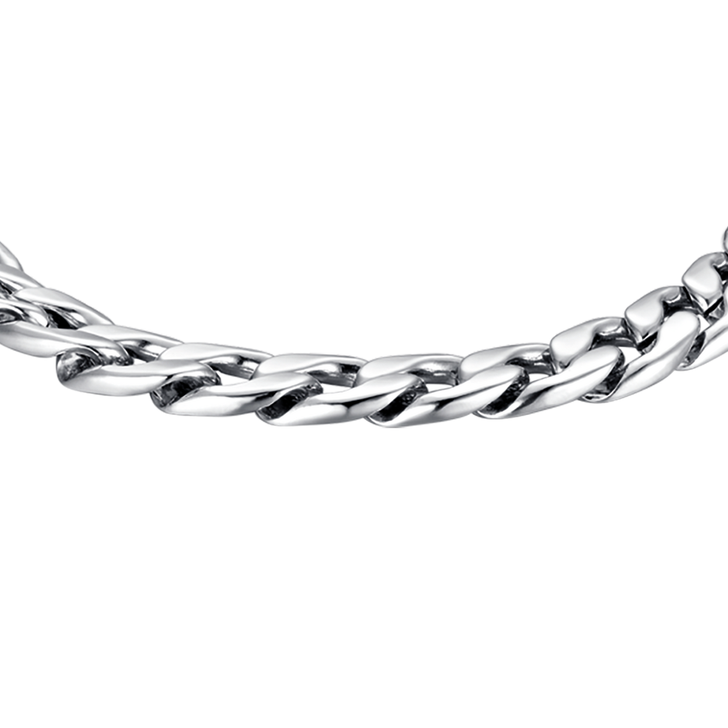 BRACCIALE UOMO IN ACCIAIO MAGLIA ACCIAIO