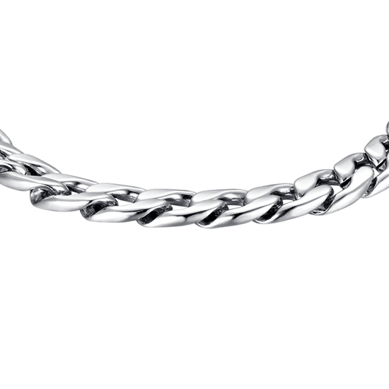 BRACCIALE UOMO IN ACCIAIO MAGLIA ACCIAIO