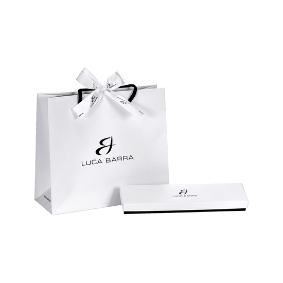 BRACCIALE UOMO IN ACCIAIO CON CRISTALLI BLU