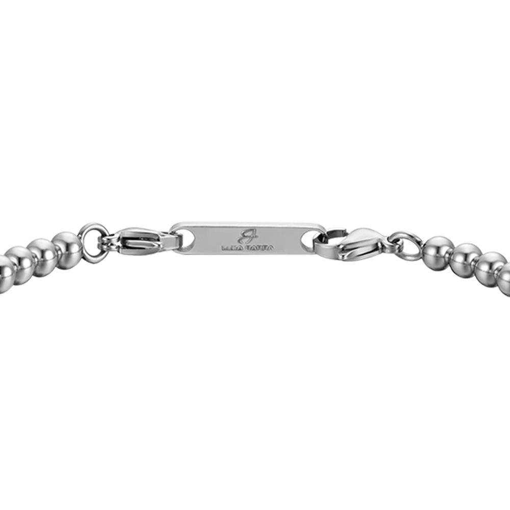 BRACCIALE UOMO IN ACCIAIO CON PIETRE TURCHESI