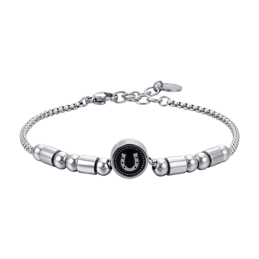 Bracciale Rigido Con Morso Del Cavallo In Acciaio Inossidabile: Gioiello Minimalista E Ipoallergenico, Idea Regalo Per Amanti Dei Cavalli