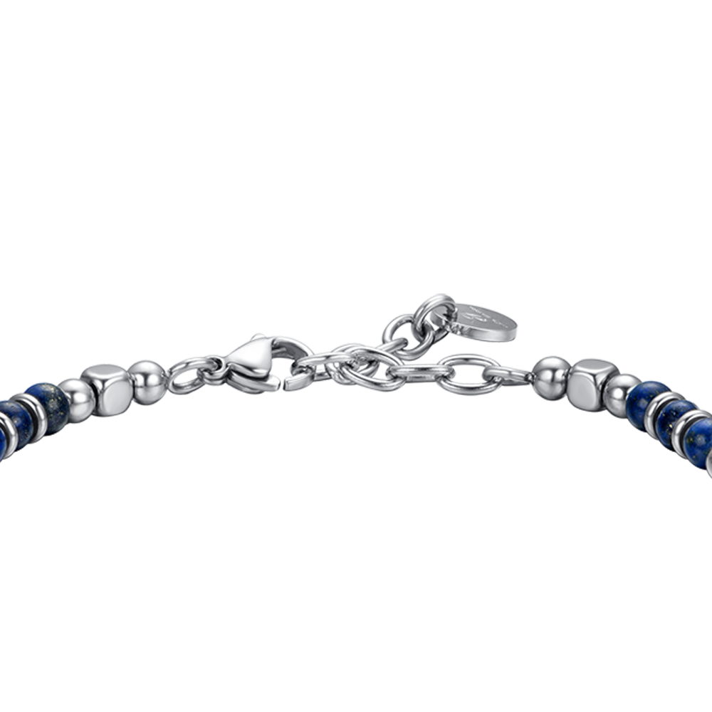 BRACCIALE UOMO IN ACCIAIO LIBERO E FORTE SEGUI IL TUO ISTINTO