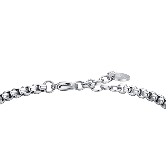 BRACCIALE UOMO IN ACCIAIO PAPÀ SEI IL MIO SUPEREROE