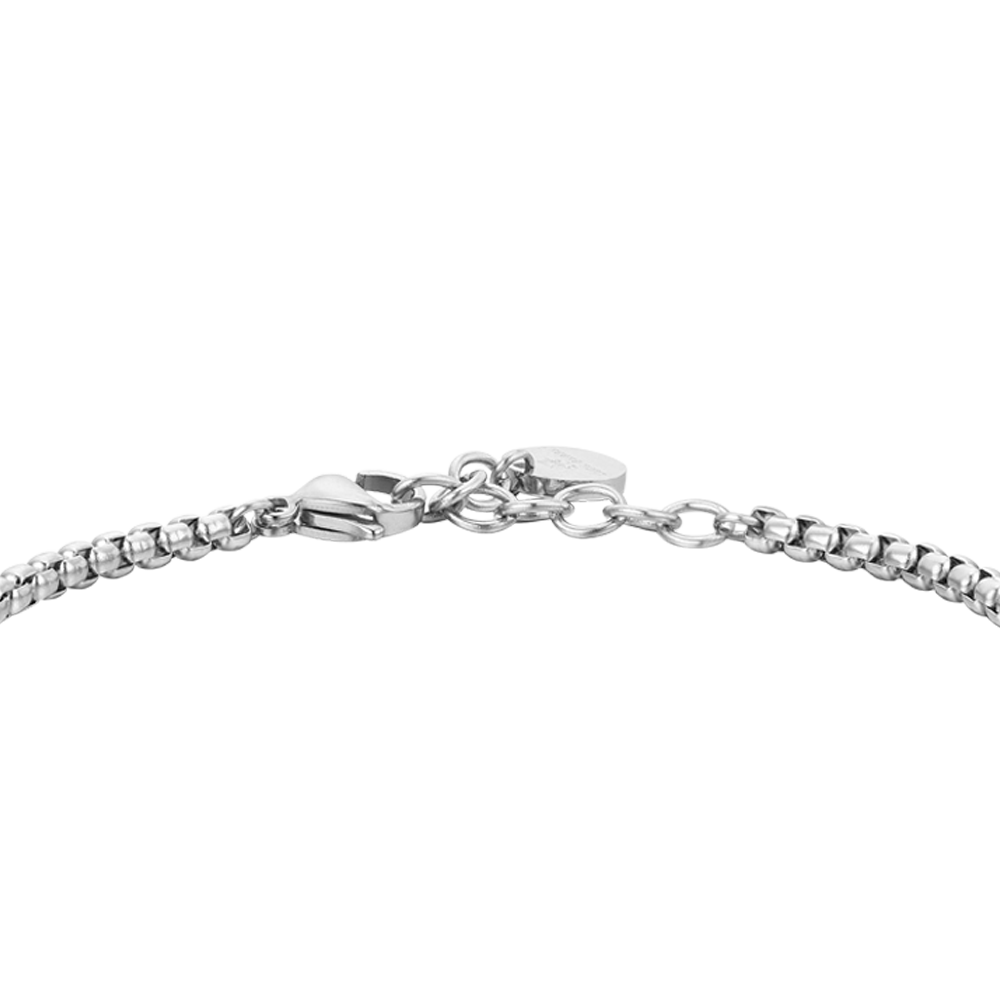 BRACCIALE UOMO IN ACCIAIO PIETRE TURCHESI