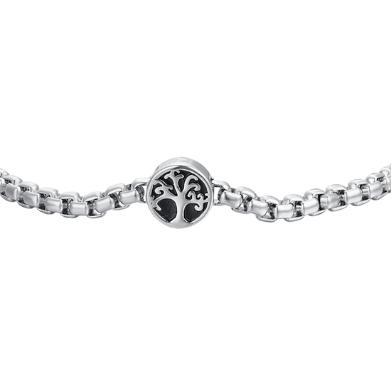 BRACCIALE UOMO IN ACCIAIO ALBERO DELLA VITA