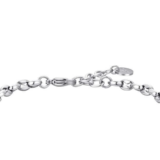 BRACCIALE UOMO IN ACCIAIO CON ROSA DEI VENTI