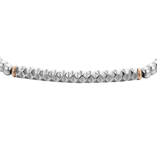 BRACCIALE UOMO IN ACCIAIO EMATITE GRIGIA