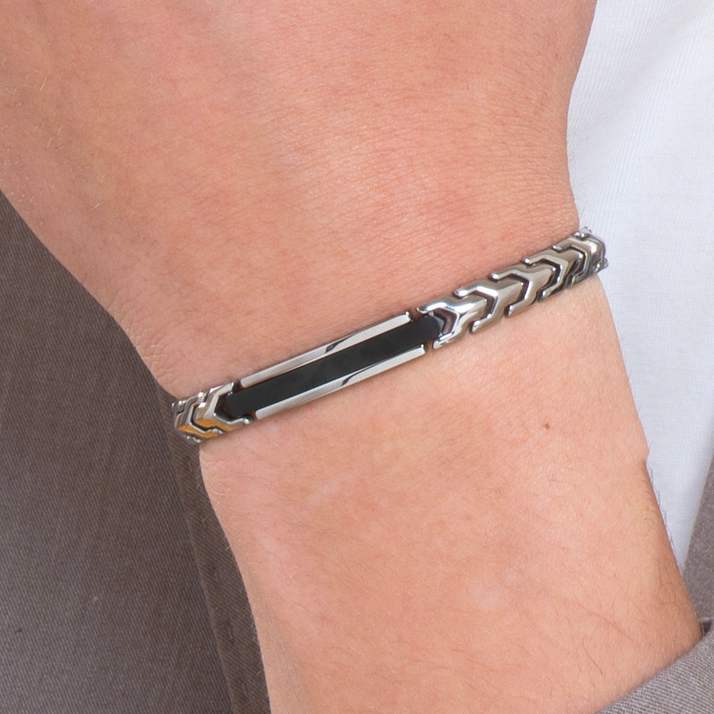 BRACCIALE UOMO IN ACCIAIO