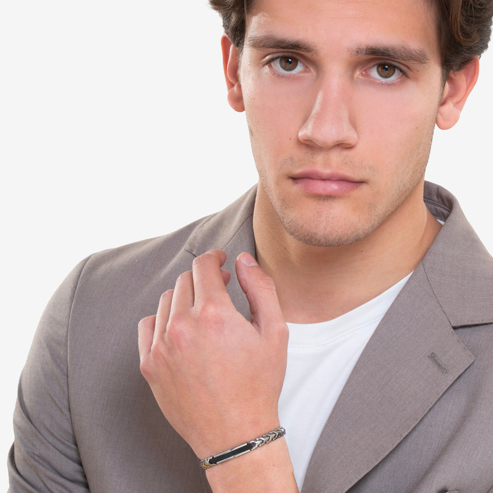 BRACCIALE UOMO IN ACCIAIO