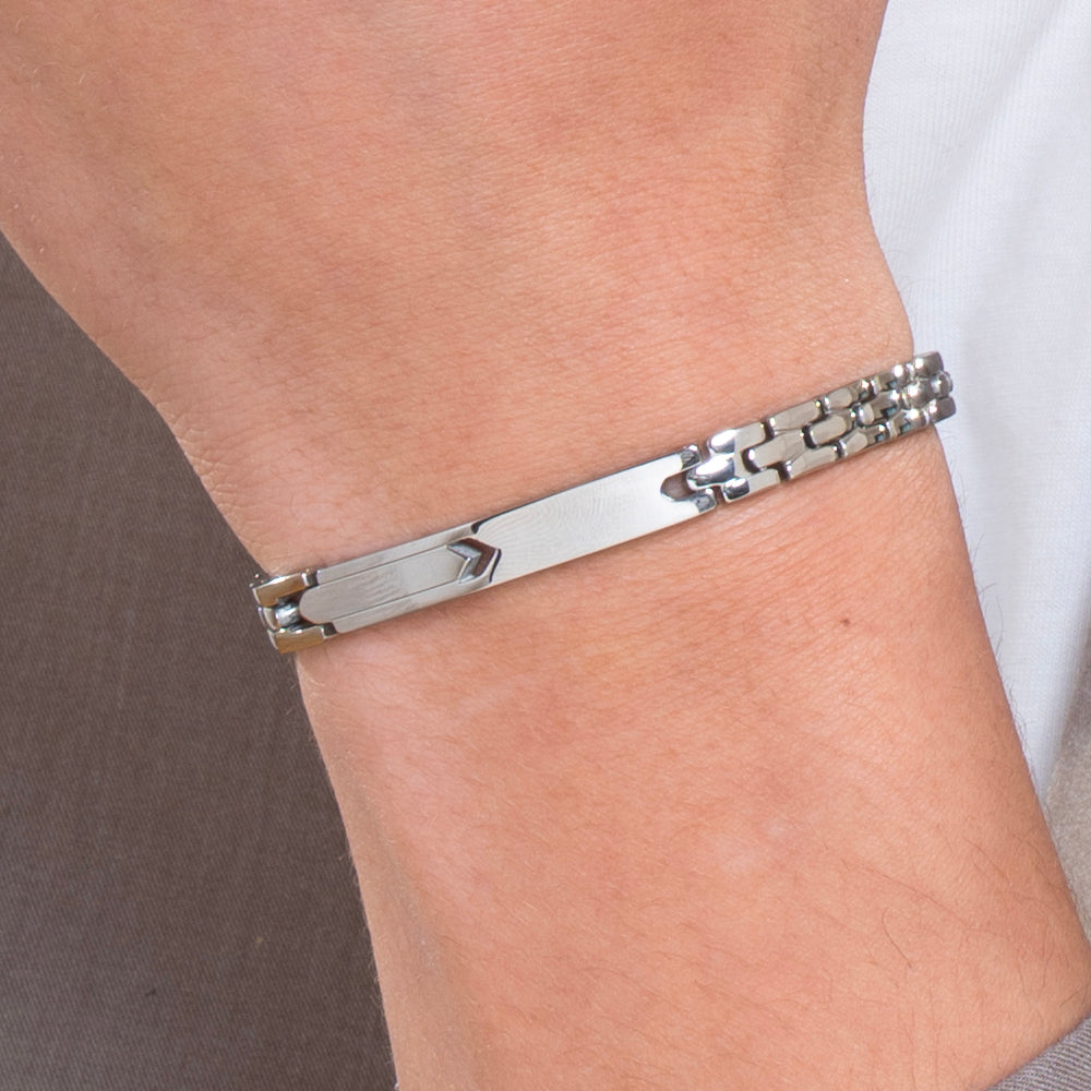 BRACCIALE UOMO IN ACCIAIO