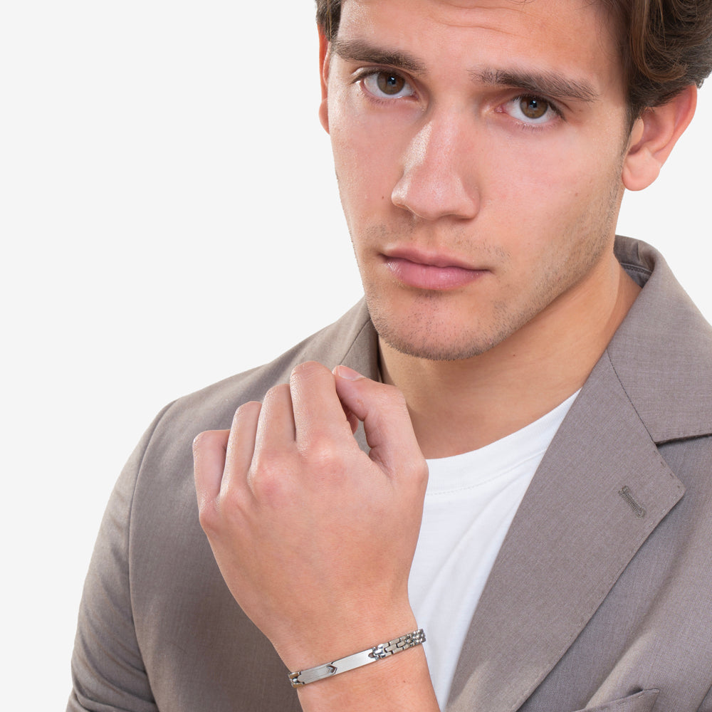 BRACCIALE UOMO IN ACCIAIO