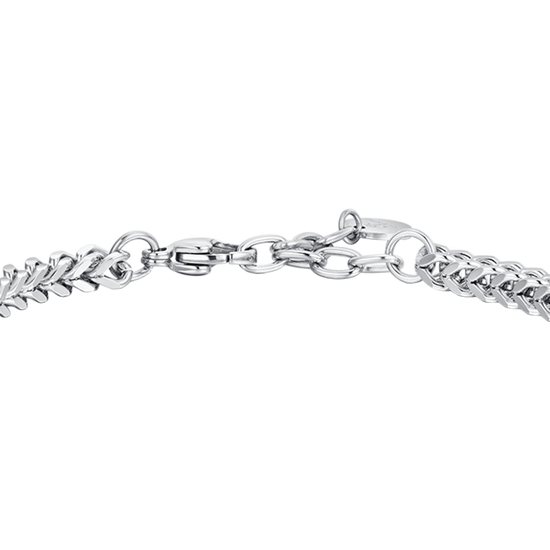 BRACCIALE UOMO IN ACCIAIO ELEMENTI IN ACCIAIO IP ROSE GOLD