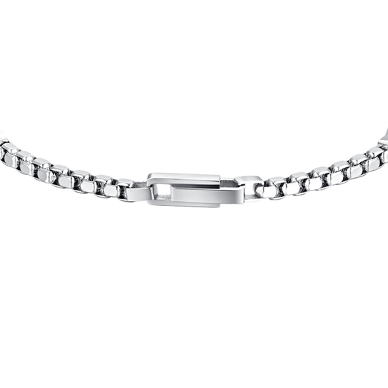 BRACCIALE UOMO IN ACCIAIO ELEMENTI IN ACCIAIO