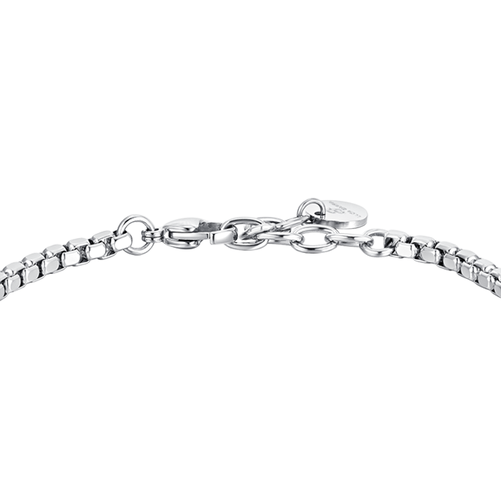 BRACCIALE UOMO IN ACCIAIO ELEMENTI IN ACCIAIO