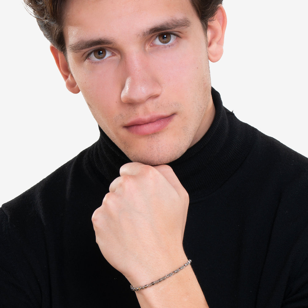 BRACCIALE UOMO IN ACCIAIO