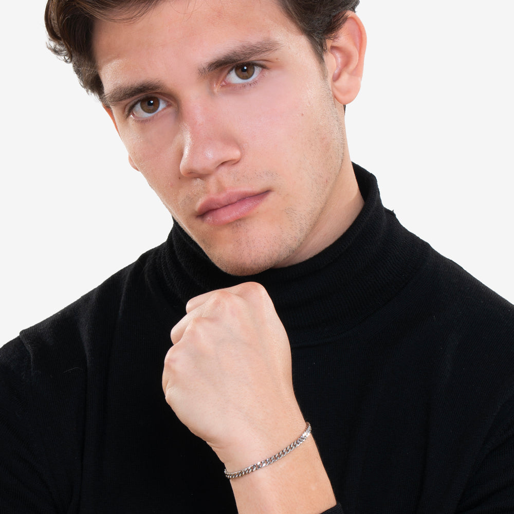 BRACCIALE UOMO IN ACCIAIO