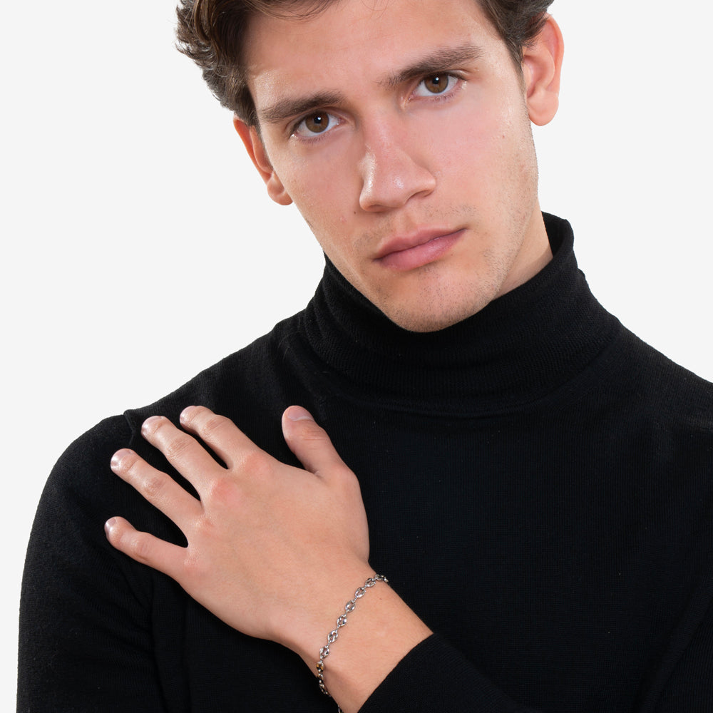 BRACCIALE UOMO IN ACCIAIO