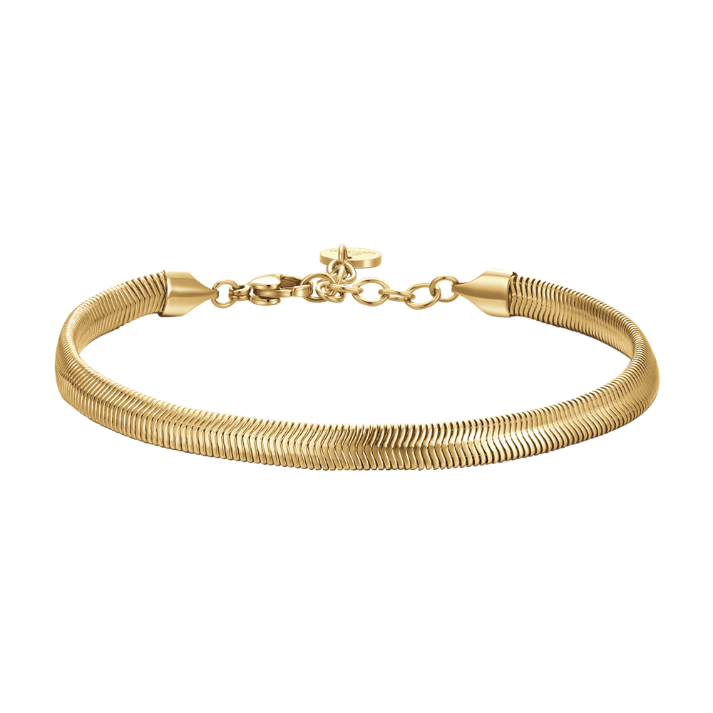 BRACCIALE UOMO IN ACCIAIO IP GOLD