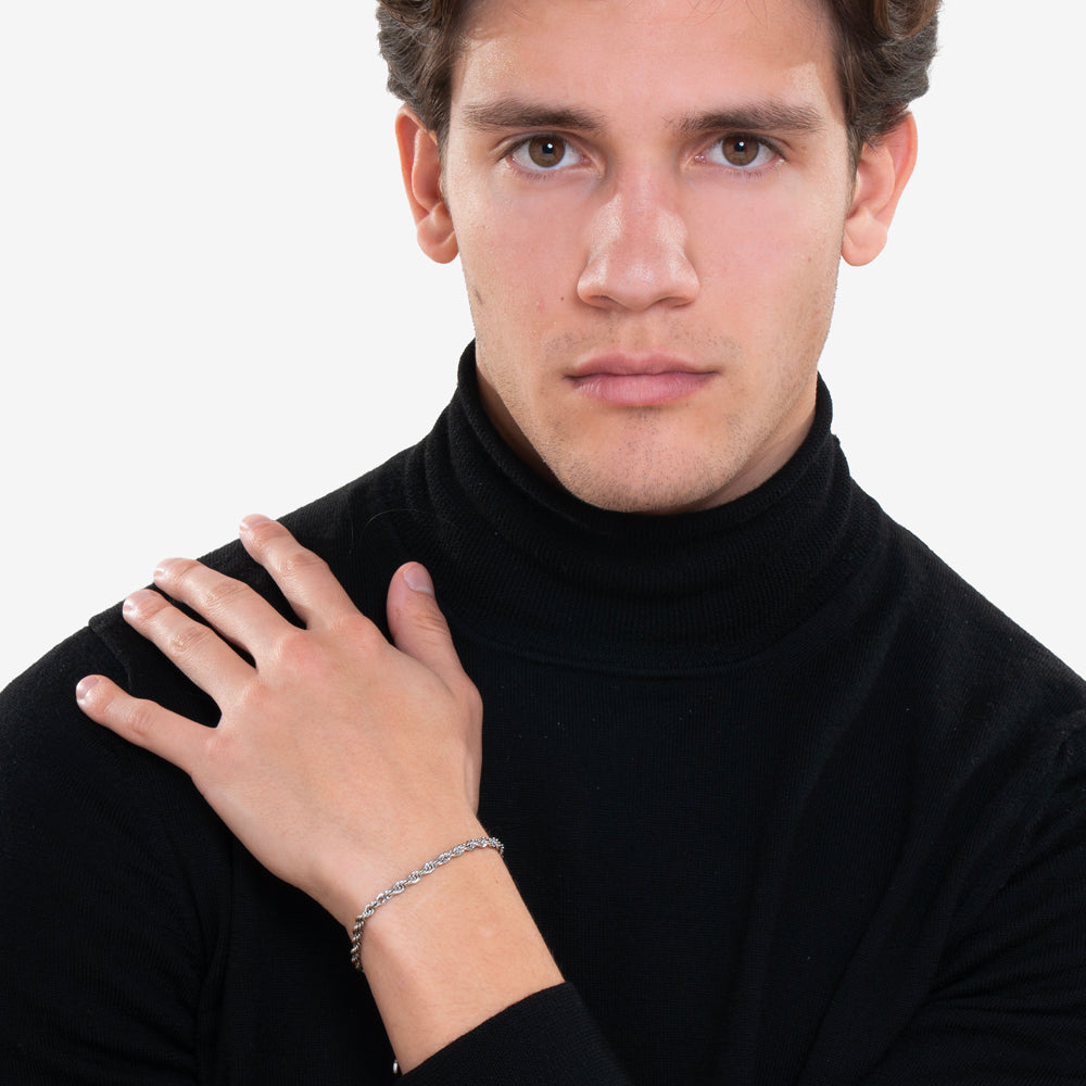 BRACCIALE UOMO IN ACCIAIO