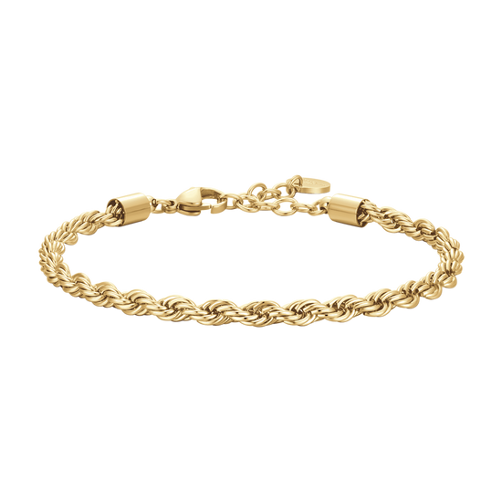 BRACCIALE UOMO IN ACCIAIO IP GOLD