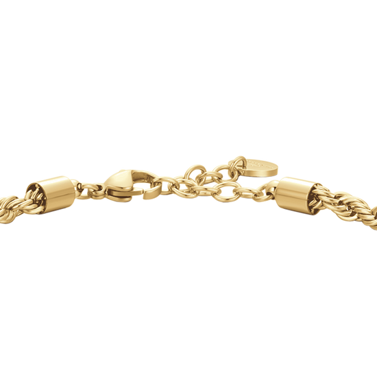 BRACCIALE UOMO IN ACCIAIO IP GOLD